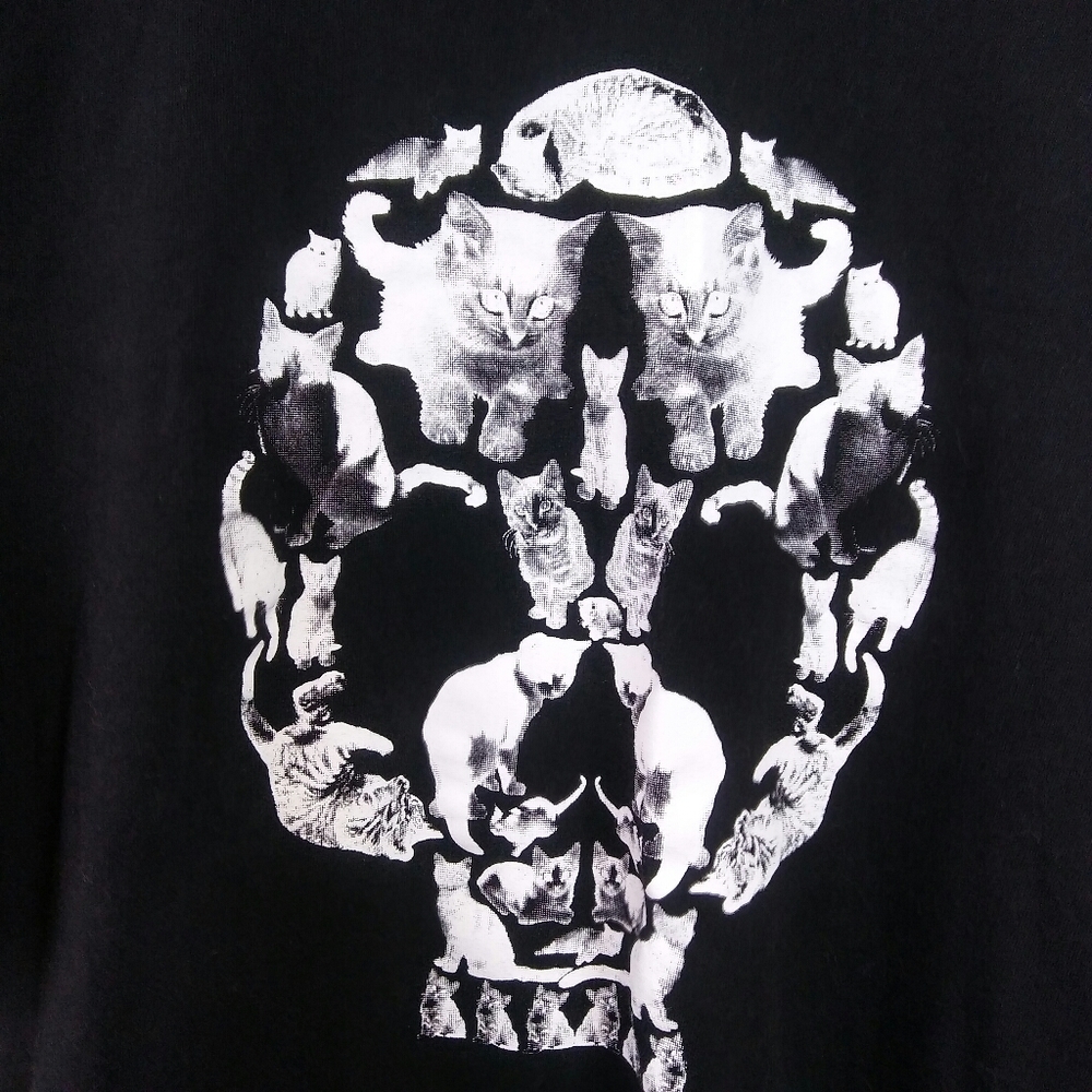 Man Ray Parody T-shirt:Kittens Form a Skull,3X - Picture 2 of 5